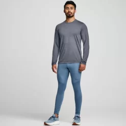 Clothing | Apparel*saucony Peregrine Merino Long Sleeve Murk Heather