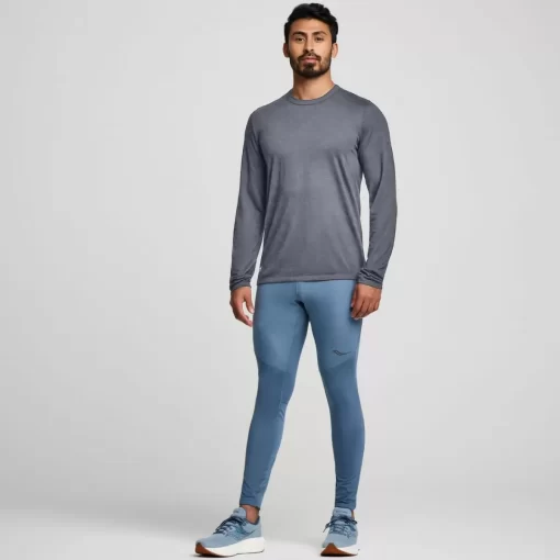 Clothing | Apparel*saucony Peregrine Merino Long Sleeve Murk Heather