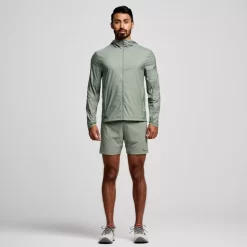 Tops*saucony Peregrine Packaway Jacket Bough