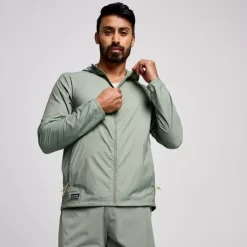Tops*saucony Peregrine Packaway Jacket Bough