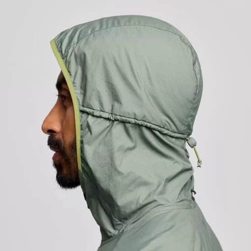 Tops*saucony Peregrine Packaway Jacket Bough