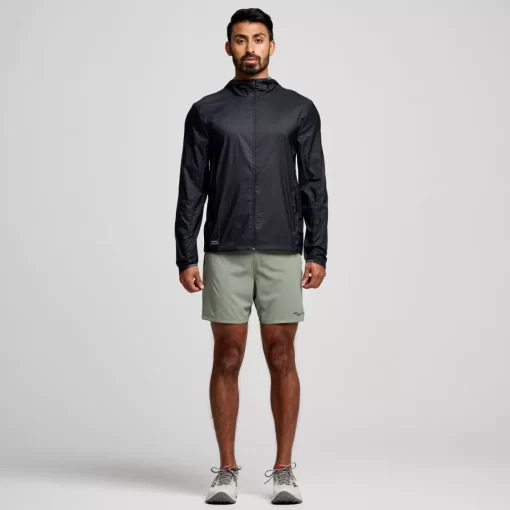 Tops*saucony Peregrine Packaway Jacket Black