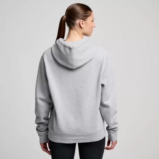Tops | Clothing*saucony Recovery Hoody Light Grey Heather Graphic