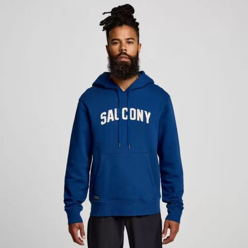 Tops | Clothing*saucony Recovery Hoody Indigo Graphic