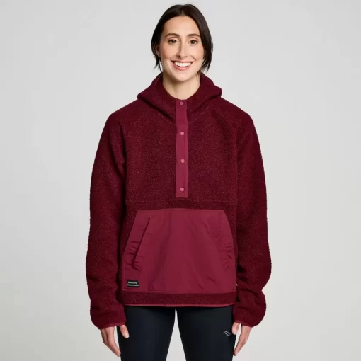 Tops | Jackets*saucony Recovery Sherpa Pullover Sundown