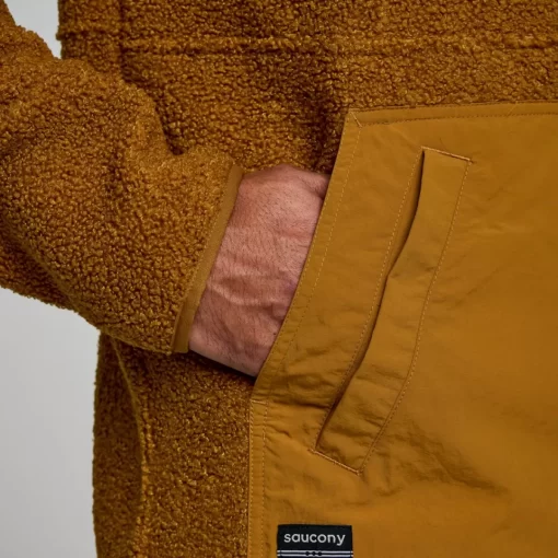 Tops | Jackets*saucony Recovery Sherpa Pullover Bronze