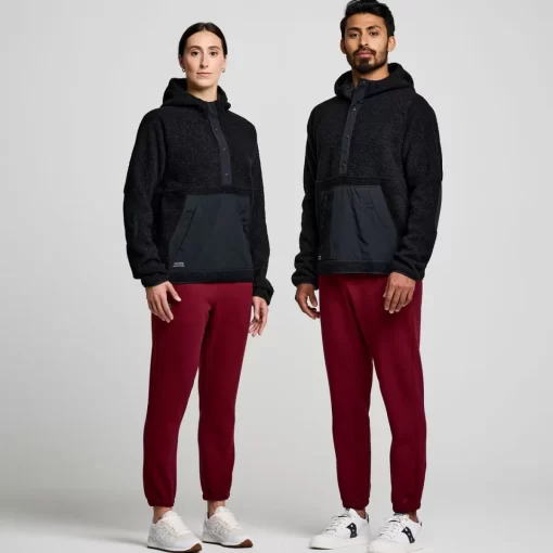 Tops | Jackets*saucony Recovery Sherpa Pullover Black