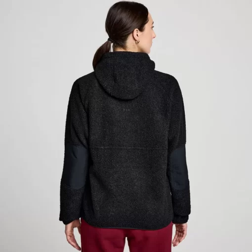Tops | Jackets*saucony Recovery Sherpa Pullover Black