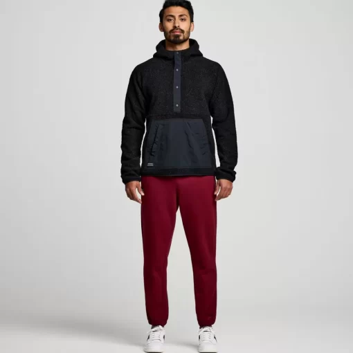 Tops | Jackets*saucony Recovery Sherpa Pullover Black