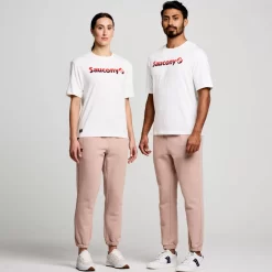 Tops | Clothing*saucony Recovery Short Sleeve White Graphic