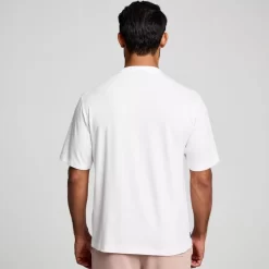 Tops | Clothing*saucony Recovery Short Sleeve White Graphic