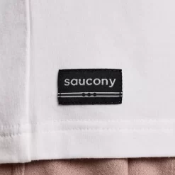 Tops | Clothing*saucony Recovery Short Sleeve White Graphic