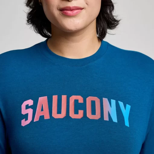 Tops | Clothing*saucony Recovery Short Sleeve Soothe Graphic