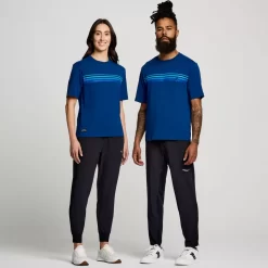 Tops | Clothing*saucony Recovery Short Sleeve Indigo Graphic