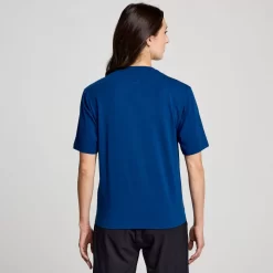 Tops | Clothing*saucony Recovery Short Sleeve Indigo Graphic