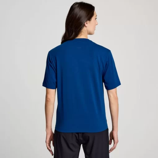 Tops | Clothing*saucony Recovery Short Sleeve Indigo Graphic