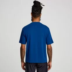 Tops | Clothing*saucony Recovery Short Sleeve Indigo Graphic