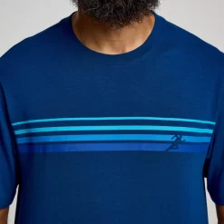 Tops | Clothing*saucony Recovery Short Sleeve Indigo Graphic