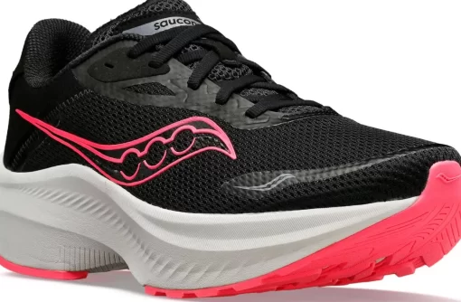 Running | Performance*saucony Women's Axon 3 Black | ViZiPink