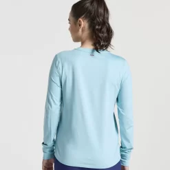 Clothing | Apparel*saucony Women's Boulder Baselayer Rainfall Heather