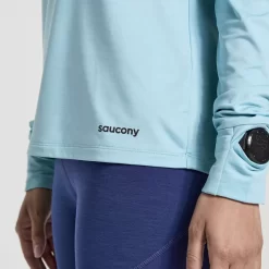 Clothing | Apparel*saucony Women's Boulder Baselayer Rainfall Heather