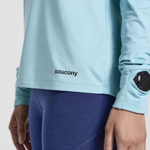 Clothing | Apparel*saucony Women's Boulder Baselayer Rainfall Heather
