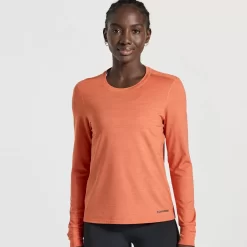 Clothing | Apparel*saucony Women's Boulder Baselayer Ember Heather