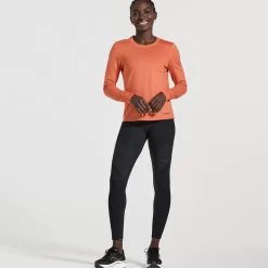 Clothing | Apparel*saucony Women's Boulder Baselayer Ember Heather