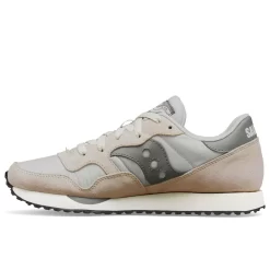 Shoes*saucony Women's DXN Trainer Light Grey | Pink