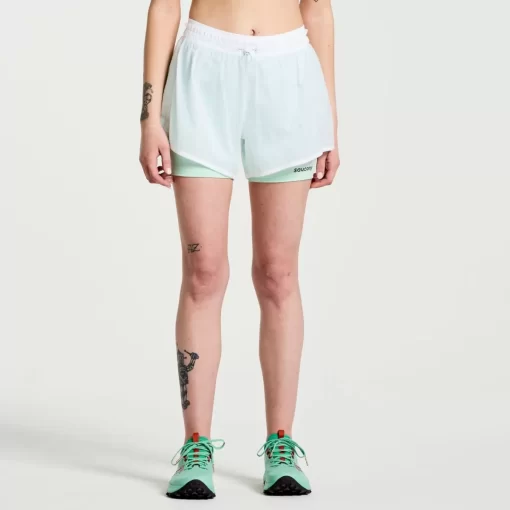 Clothing | Apparel*saucony Women's Elevate 4" 2-in-1 Short White