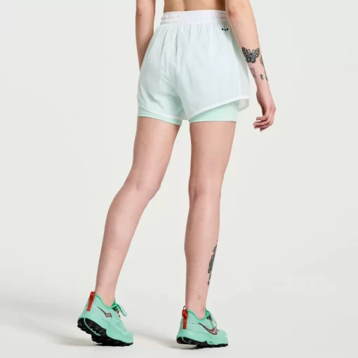 Clothing | Apparel*saucony Women's Elevate 4" 2-in-1 Short White