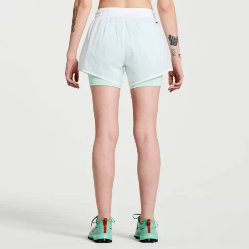 Clothing | Apparel*saucony Women's Elevate 4" 2-in-1 Short White