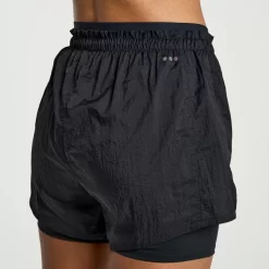 Clothing | Apparel*saucony Women's Elevate 4" 2-in-1 Short Black