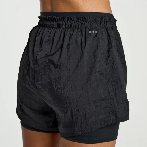 Clothing | Apparel*saucony Women's Elevate 4" 2-in-1 Short Black