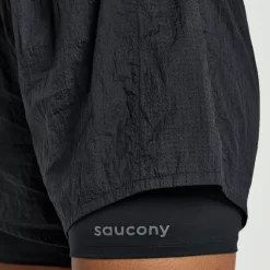 Clothing | Apparel*saucony Women's Elevate 4" 2-in-1 Short Black