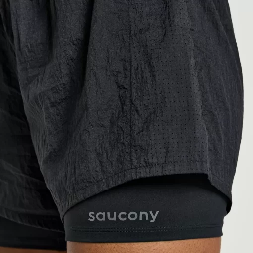 Clothing | Apparel*saucony Women's Elevate 4" 2-in-1 Short Black