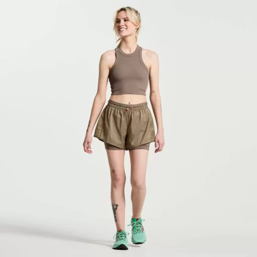 Clothing | Apparel*saucony Women's Elevate Crop Top Umber
