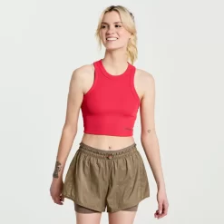 Clothing | Apparel*saucony Women's Elevate Crop Top Rose