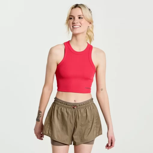 Clothing | Apparel*saucony Women's Elevate Crop Top Rose