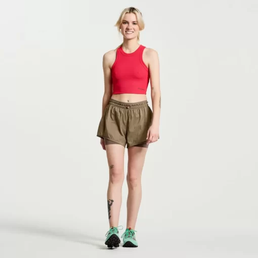 Clothing | Apparel*saucony Women's Elevate Crop Top Rose