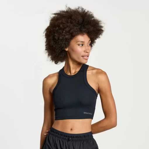 Clothing | Apparel*saucony Women's Elevate Crop Top Black
