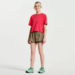 Clothing | Apparel*saucony Women's Elevate Short Sleeve Rose