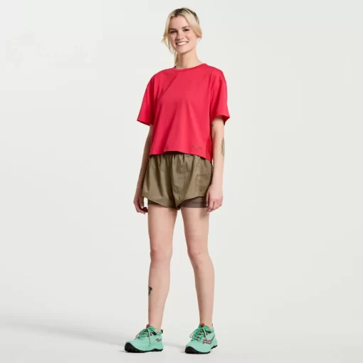 Clothing | Apparel*saucony Women's Elevate Short Sleeve Rose