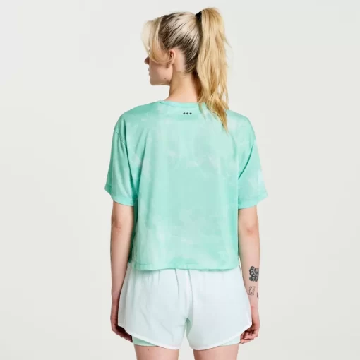 Clothing | Apparel*saucony Women's Elevate Short Sleeve Atmos Tie-Dye Print