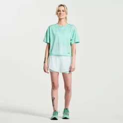 Clothing | Apparel*saucony Women's Elevate Short Sleeve Atmos Tie-Dye Print