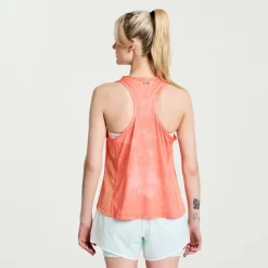 Clothing | Apparel*saucony Women's Elevate Tank Top Zenith Tie-Dye Print