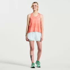 Clothing | Apparel*saucony Women's Elevate Tank Top Zenith Tie-Dye Print