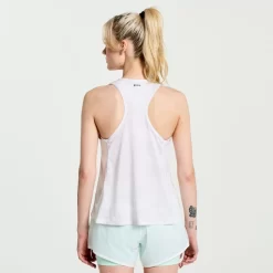 Clothing | Apparel*saucony Women's Elevate Tank Top White Tie-Dye Print