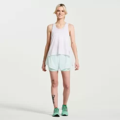 Clothing | Apparel*saucony Women's Elevate Tank Top White Tie-Dye Print