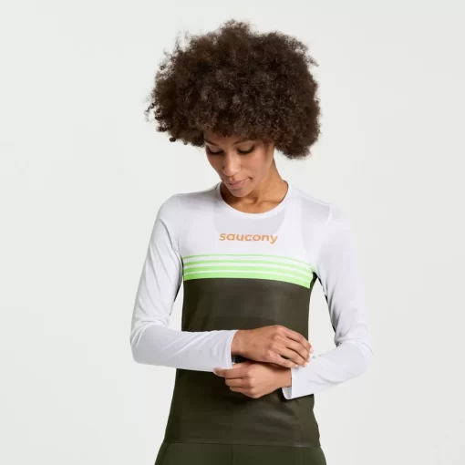 Tops | Clothing*saucony Women's Elite Long Sleeve Umbra